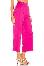 Camila Coelho Anya Crop Pant in Magenta | REVOLVE