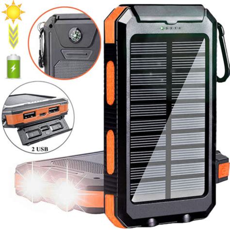 Buy 2023 Super USB Portable Charger Solar Power Bank For Cell Phone ...