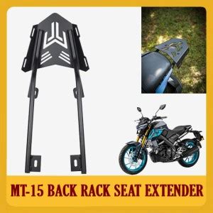 DAZZRIDE Heavy Carrier Back Rack Seat Extender For Yamaha MT15 MT-15 ...