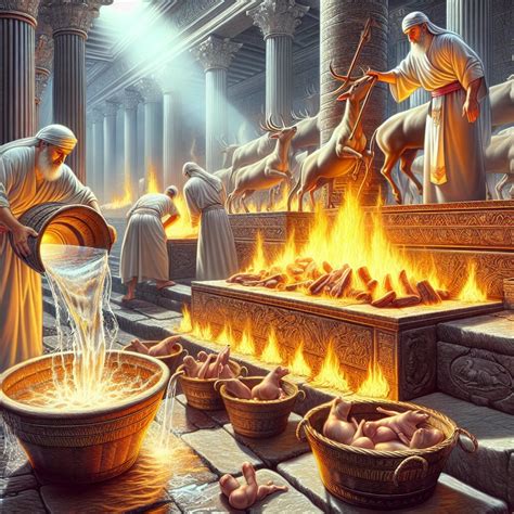 What does Leviticus 1:13 mean? | Bible Art