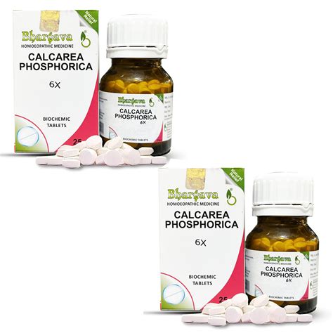 Calcarea Phosphorica 6X (25G) Tablets – Doctor Bhargava