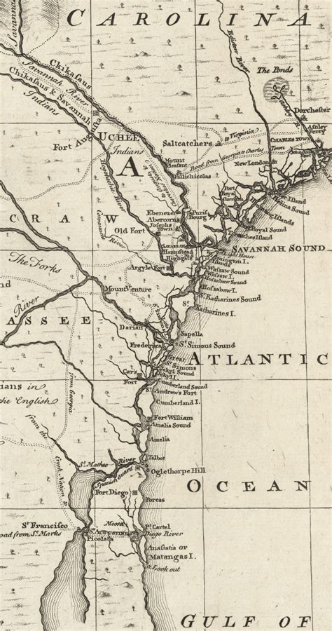 Maps From The Georgia Colony