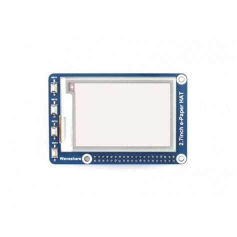 264x176, 2.7inch E-Ink display HAT for Raspberry Pi, three-color at MG ...