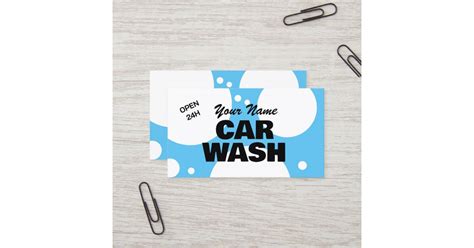 Car Wash Business Cards 的图像结果