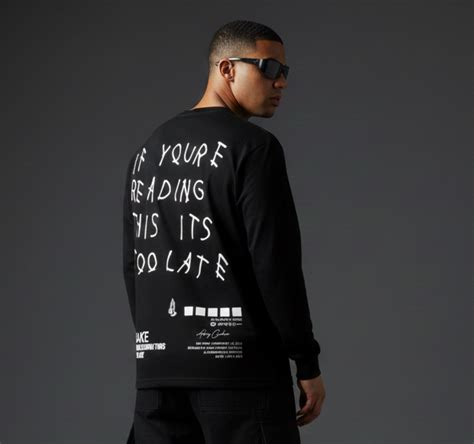 Drake Too Late Full Sleeves Oversized T-shirt – supremacyclothing