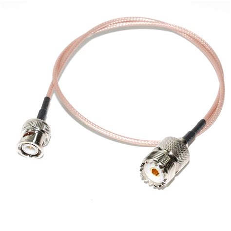 AEcreative PL-259 to BNC coaxial External Antenna Adapter for shortwave ...