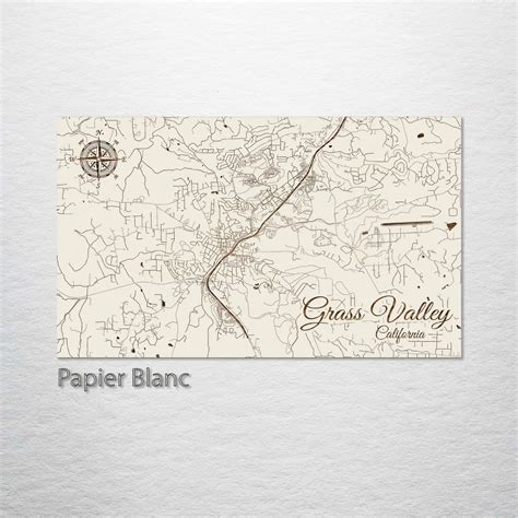 Grass Valley, California Street Map - Fire & Pine