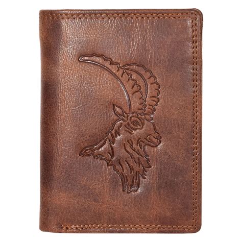 Sassora Premium Leather RFID Notecase – Animal Embossed Pattern (Bifol