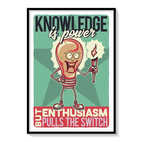 Buy Knowledge is Power Motivational Posters Online India at Best Price ...
