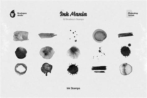 Ink Mania Photoshop Brushes