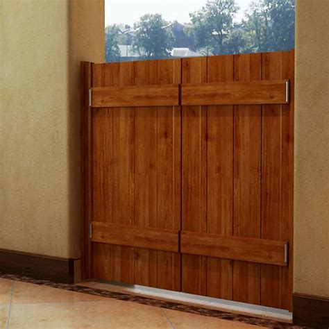 Amazon.com: Double Swinging Door Outdoor Garden Porch Deck Fence ...