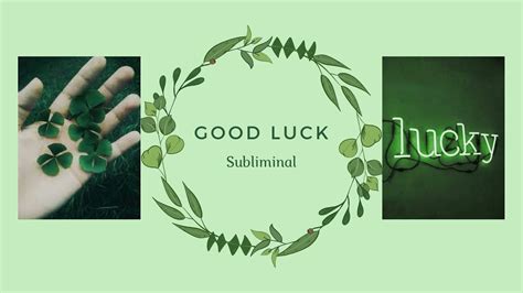 Good Luck Subliminal 的图像结果