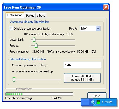 Image result for Free RAM Optimizer