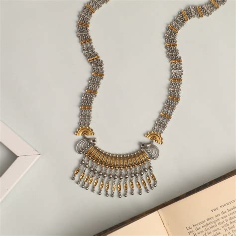 Handcrafted Silver Long Necklaces for Women | Buy Now – Paksha India
