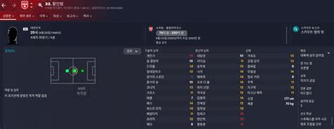 FM23 주요 한국 선수들 능력치 - FM2023 자유게시판 - 에펨코리아