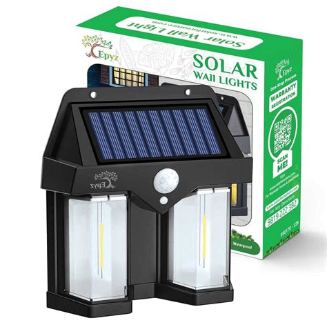 Solar Double Wall Motion Sensor Light (Buy 1 Get 1 Free)