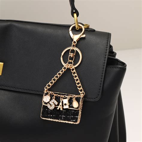 Mini Paris Purse Bag Charm-Black | Salty – Salty Accessories