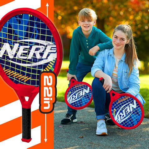 Buy NERF Foam Tennis Set for Kids - 2 Player Kids Tennis Set - Jumbo ...