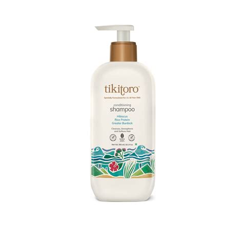 Buy Tikitoro Teens Conditioning Shampoo 100% Vegan with Hibiscus, Rice ...
