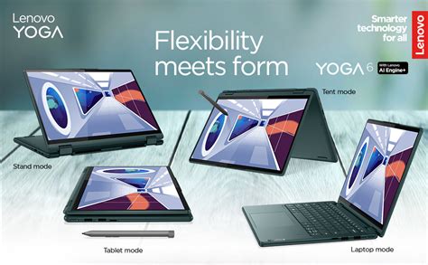 Lenovo Yoga 6 AMD Ryzen 5 7530U 13.3"(33.7cm) WUXGA 2-in-1 300Nits ...