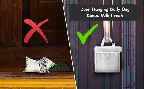 HOT DELIVERY BAGS Insulated and Waterproof Door Hanging Bag for Milk ...