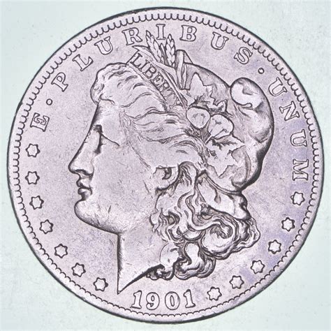 **1901-S Morgan Silver Dollar - Better Date - Check Red Book - High ...