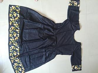 Karm Enterprise Women's Crepe Silk A-line Knee Length Frock ( One Piece ...