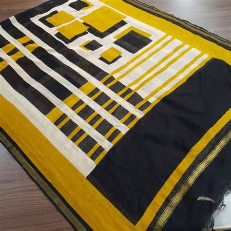 Set 27-20th Aug - Amazing Black & Mustard Maheshwari - Elegant Digital ...