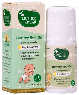 Mother Sparsh Tummy Roll On Hing And Saunf Oil 40 Ml - Uses, Side ...