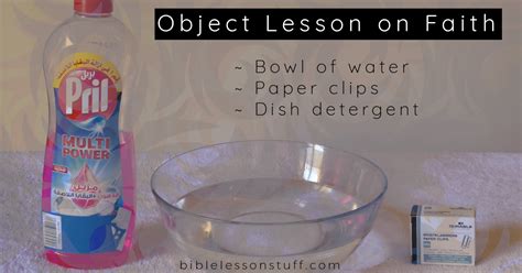 Image result for Faith Object Lesson