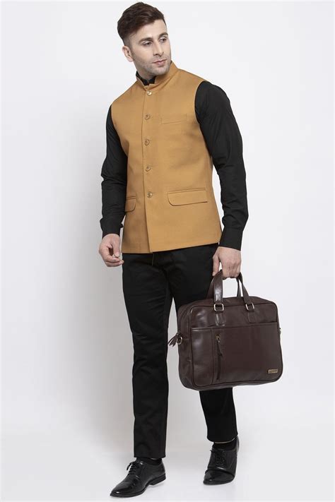Wintage Men's Poly Cotton Festive and Casual Nehru Jacket Vest ...