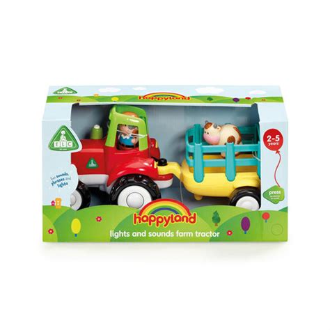 Happyland Lights and Sounds Farm Tractor Playset | The Entertainer