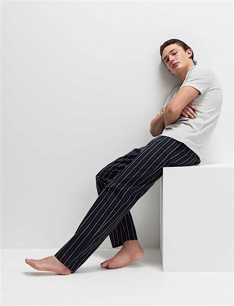 Buy Pure Cotton Striped Pyjama Set at Marks & Spencer
