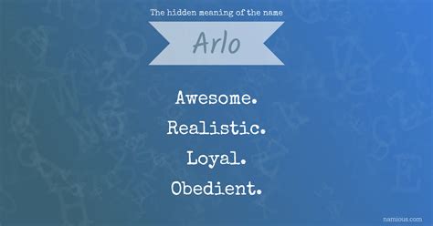 The hidden meaning of the name Arlo | Namious