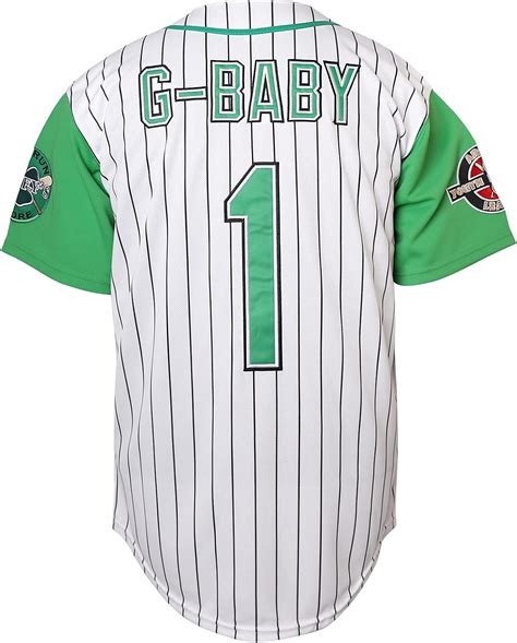G-Baby Hardball Jersey #1 Jarius Evans Baseball Jersey Stitched Men ...