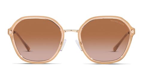 Michael Kors MK1114 Seoul Gold, Beige Prescription Sunglasses - 50% Off ...