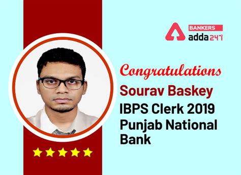 Success Story of Sourav Baskey Selected as IBPS Clerk in Punjab ...