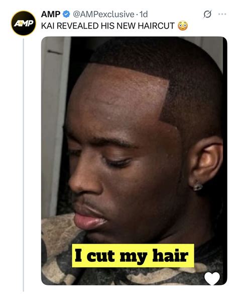 Drip | Kai Cenat showed off a new cut via Snapchat 🤣 What do y’all ...