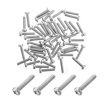 MroMax M1.6 x 8mm Machine Screws Pan Phillips Cross Head Screw 304 ...