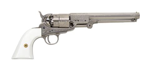 Pietta 1851 Navy US Marshal Black Powder Revolver 44 Cal 4.875