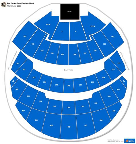 The Sphere Seating Chart - RateYourSeats.com