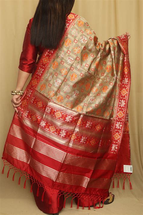 Stunning Pastel Patola Silk Dupatta