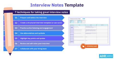 Image result for Interview Note