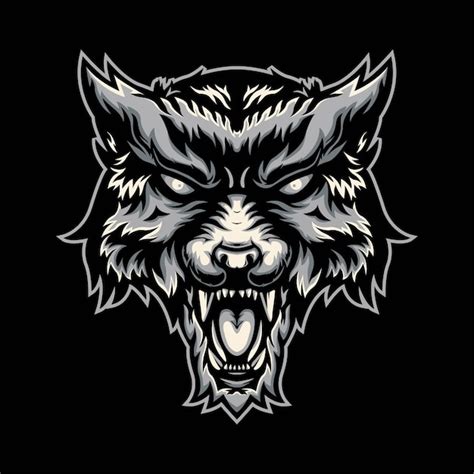 Illustration Wolf Logo | Premium Vektor