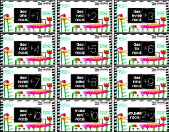 Addition Math Fact Flash Cards - Addition within 100 - Math Fact Fluency