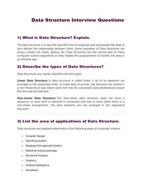 Image result for Data Structure Interview Questions