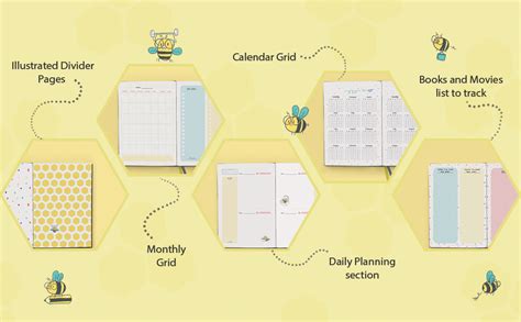 Alicia Souza Ultimate Undated Planner (Busy Bee) : Amazon.in: Office ...