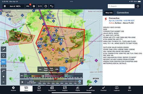 Using ForeFlight 的图像结果
