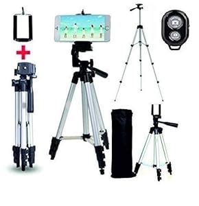 Buy Tygot Adjustable Aluminium Alloy Tripod Stand Holder for Mobile ...