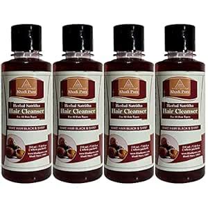 Buy Khadi Pure Satritha Shampoo – 210 ml (Set of 4) | Natural Hair ...